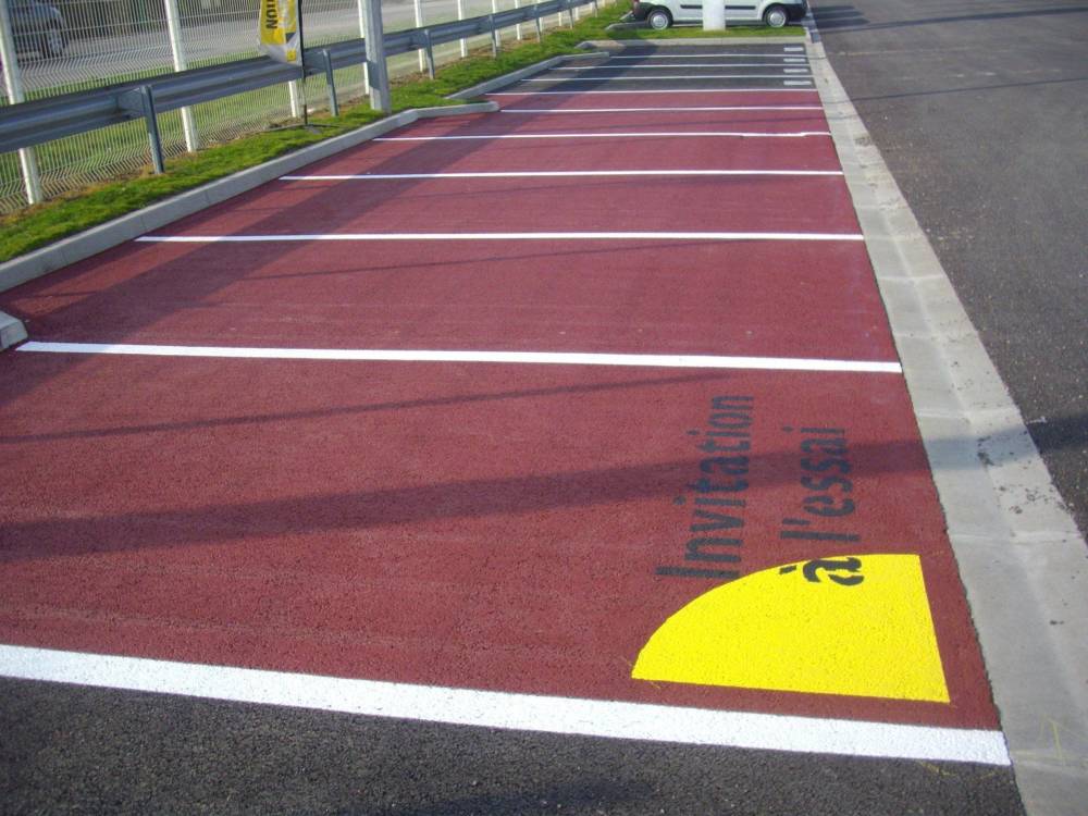 Marquage au sol parking à Nemours